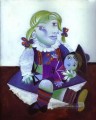 Porträt von Maya mit ihrer Puppe 1938 Pablo Picasso